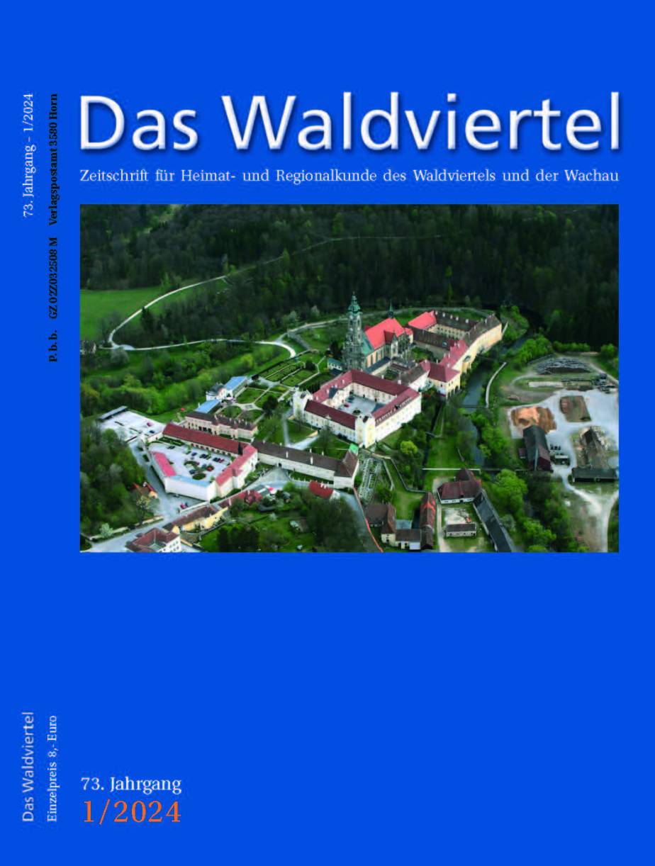 Neues Heft „Das Waldviertel“ (1/2024) mit einem Leitartikel zu mittelhochdeutschen Texten aus dem Stift Zwettl
